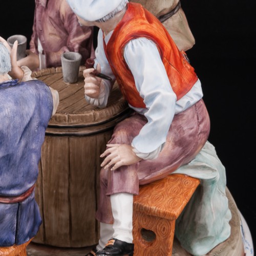 "За стаканчиком вина", композиция, Sitzendorf, Германия