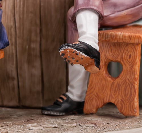 "За стаканчиком вина", композиция, Sitzendorf, Германия