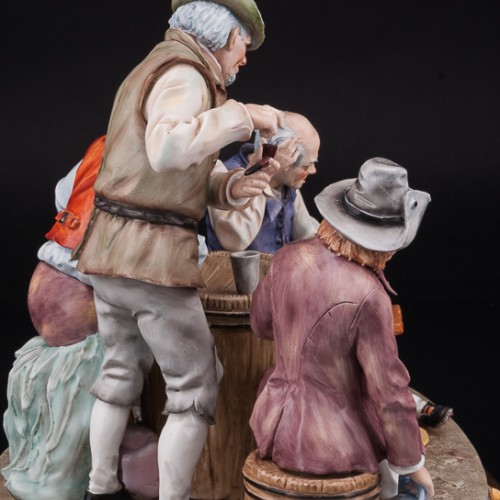 "За стаканчиком вина", композиция, Sitzendorf, Германия