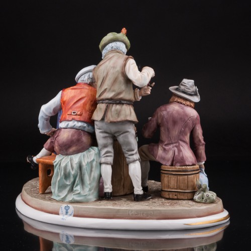 "За стаканчиком вина", композиция, Sitzendorf, Германия