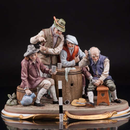 "За стаканчиком вина", композиция, Sitzendorf, Германия