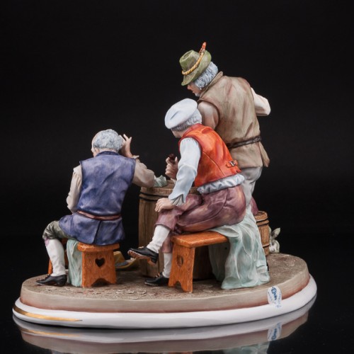 "За стаканчиком вина", композиция, Sitzendorf, Германия