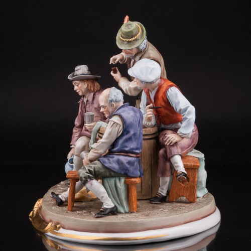 "За стаканчиком вина", композиция, Sitzendorf, Германия