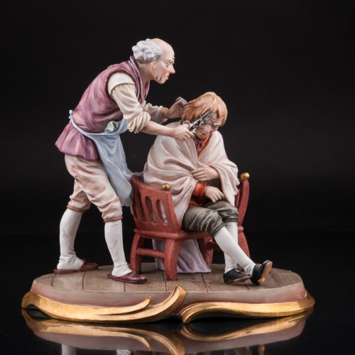 У цирюльника, композиция, Sitzendorf, Германия