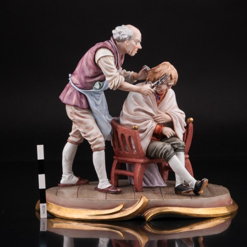 У цирюльника, композиция, Sitzendorf, Германия