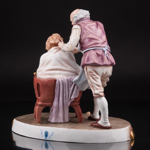 У цирюльника, композиция, Sitzendorf, Германия