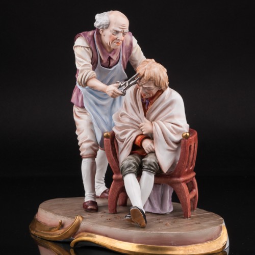 У цирюльника, композиция, Sitzendorf, Германия