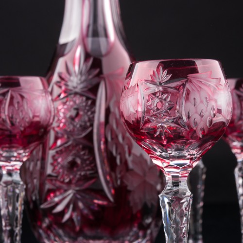 Кабаре, графин и 6 рюмок, Германия, сер. 20 в