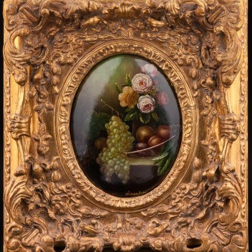 Цветы и фрукты, натюрморт, Германия, кон. 19 - нач. 20 вв