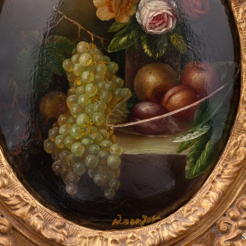Цветы и фрукты, натюрморт, Германия, кон. 19 - нач. 20 вв