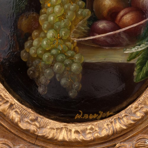 Цветы и фрукты, натюрморт, Германия, кон. 19 - нач. 20 вв