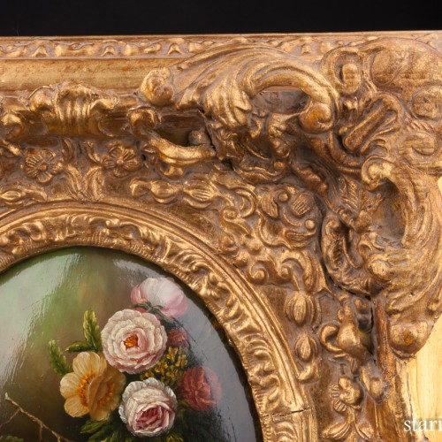 Цветы и фрукты, натюрморт, Германия, кон. 19 - нач. 20 вв