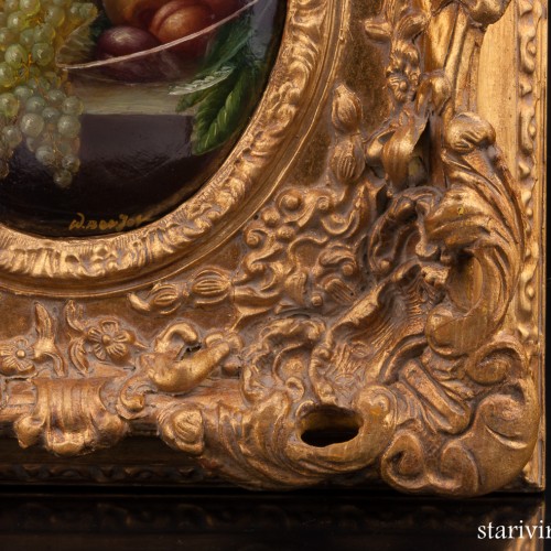 Цветы и фрукты, натюрморт, Германия, кон. 19 - нач. 20 вв