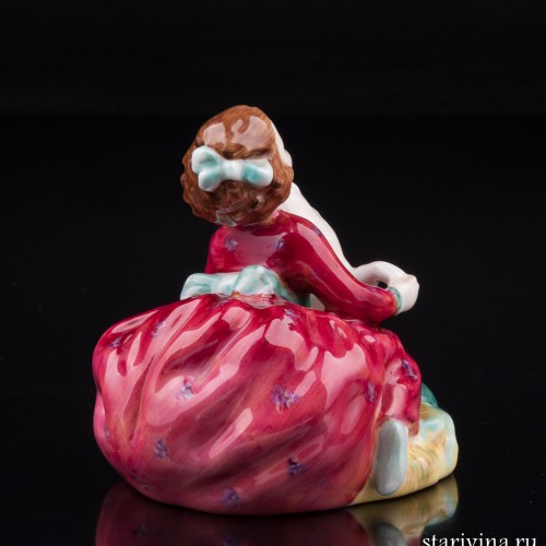 Снова дома, девочка с собакой, Royal Doulton, Великобритания, 1955 г