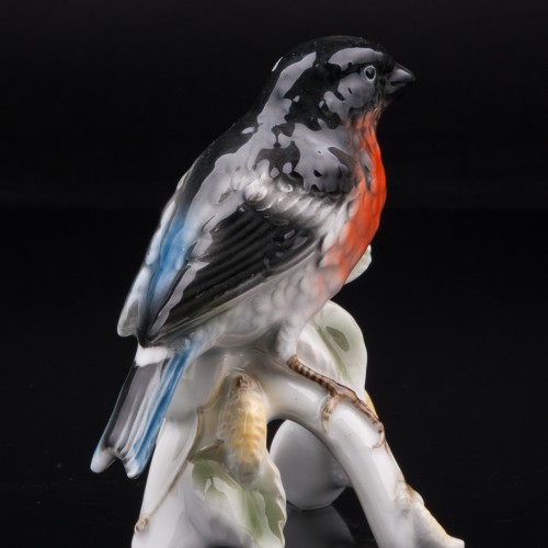 Снегирь на березе, Gerold Porzellan, Германия, 1930-50 гг