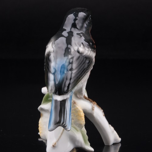 Снегирь на березе, Gerold Porzellan, Германия, 1930-50 гг