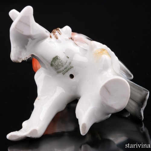 Снегирь на березе, Gerold Porzellan, Германия, 1930-50 гг