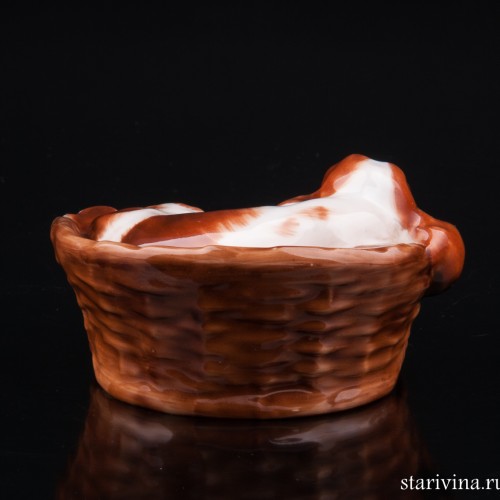 Лежащий спаниель, Royal Doulton, Великобритания, вт. пол. 20 в