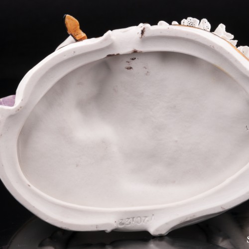 Пара за чтением, кружевная, Volkstedt, Германия, вт. пол. 20 в