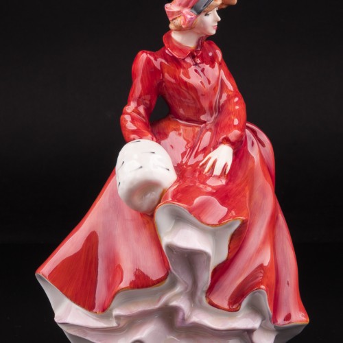 Луиза, девушка с муфтой, Royal Doulton, Великобритания, 1989 г
