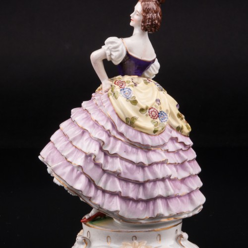 Девушка в розовом платье, Ludwigsburg, Германия, 1900 гг