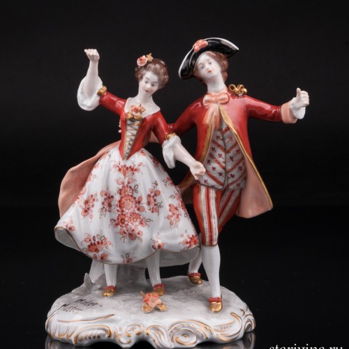 Пара в красном, Volkstedt, Германия, вт. пол. 20 в