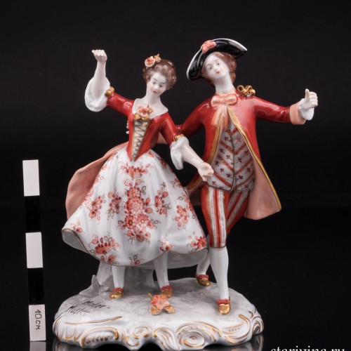 Пара в красном, Volkstedt, Германия, вт. пол. 20 в