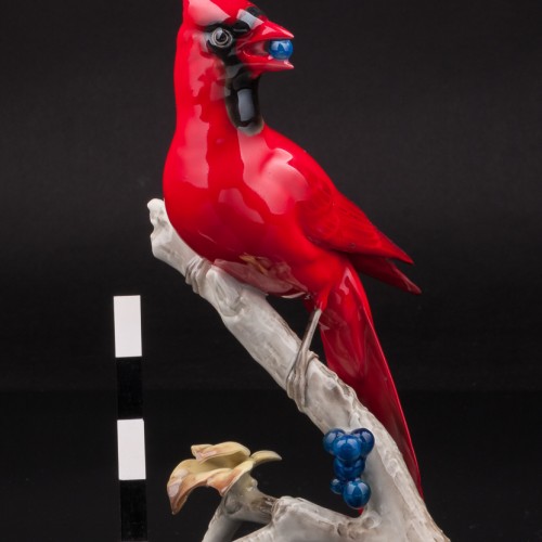 Красный кардинал с ягодами, Hutschenreuther, Германия, 1960 гг