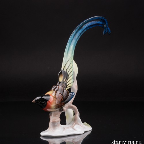 Статуэтка птицы Райская птица, Rosenthal, Германия, 1960 гг.