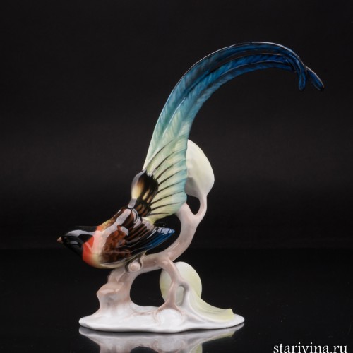 Статуэтка птицы Райская птица, Rosenthal, Германия, 1960 гг.