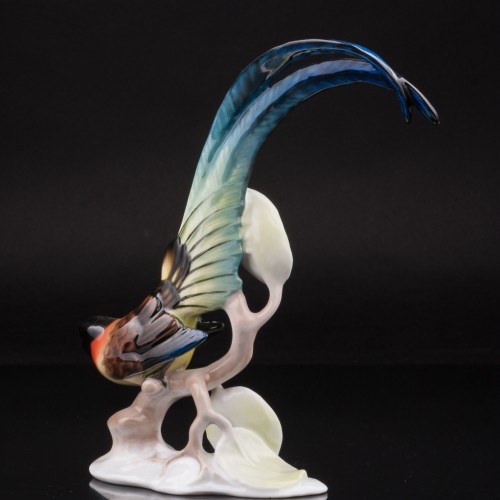 Статуэтка птицы Райская птица, Rosenthal, Германия, 1960 гг.