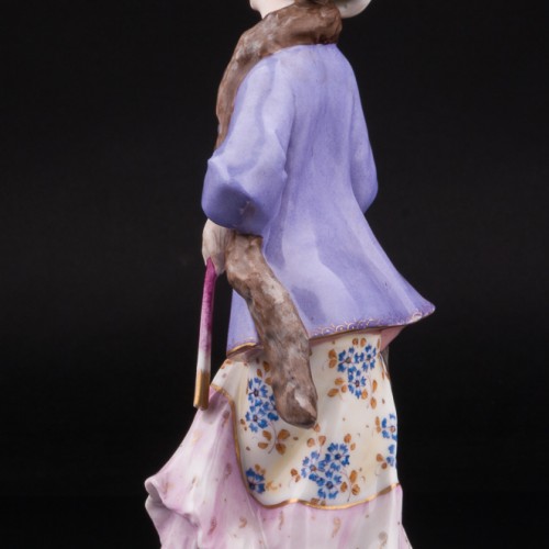 Девушка с веером, Ackermann & Fritze, Германия, нач. 20 в