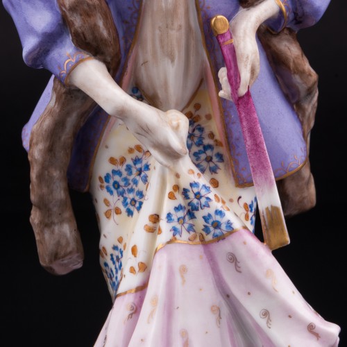 Девушка с веером, Ackermann & Fritze, Германия, нач. 20 в