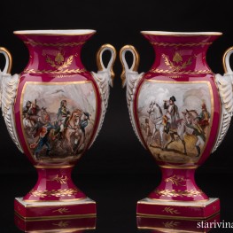 Две вазы, Limoges, Франция, кон. 19 - нач. 20 вв