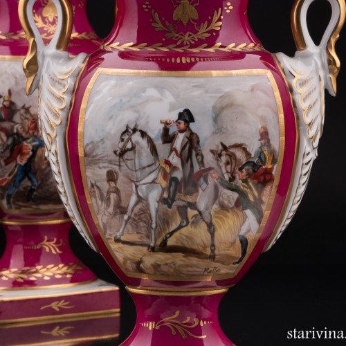 Две вазы, Limoges, Франция, кон. 19 - нач. 20 вв