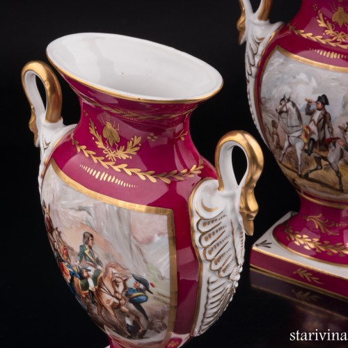 Две вазы, Limoges, Франция, кон. 19 - нач. 20 вв