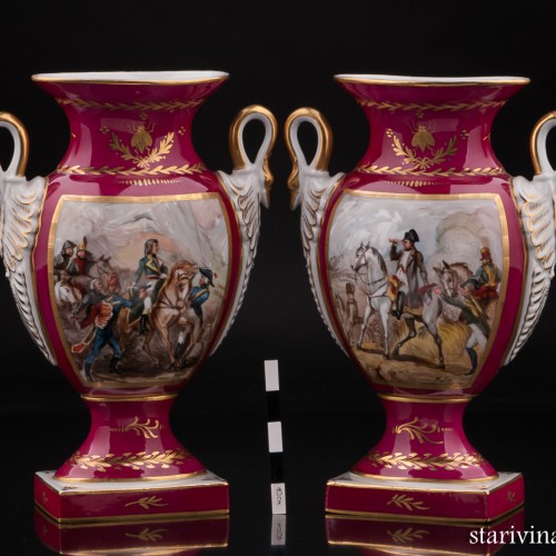 Две вазы, Limoges, Франция, кон. 19 - нач. 20 вв