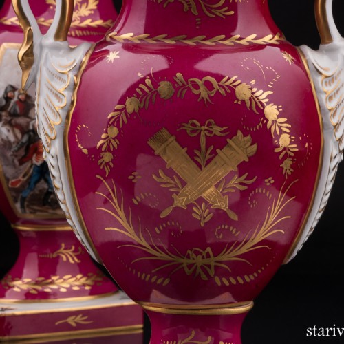 Две вазы, Limoges, Франция, кон. 19 - нач. 20 вв