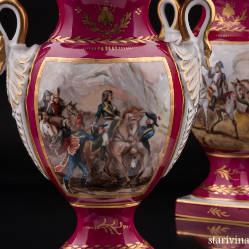 Две вазы, Limoges, Франция, кон. 19 - нач. 20 вв