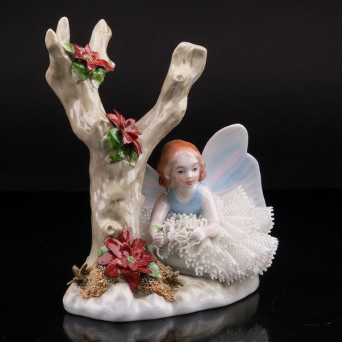 Фея под деревом, кружевная, Sitzendorf, Германия