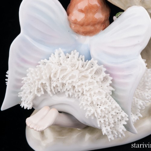 Фея под деревом, кружевная, Sitzendorf, Германия