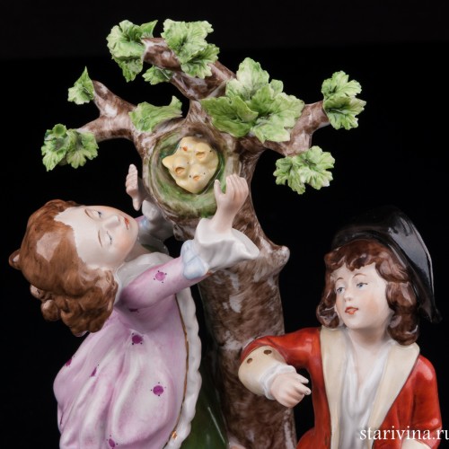 Дети у птичьего гнезда, Scheibe-Alsbach, Германия, вт. пол. 20 в