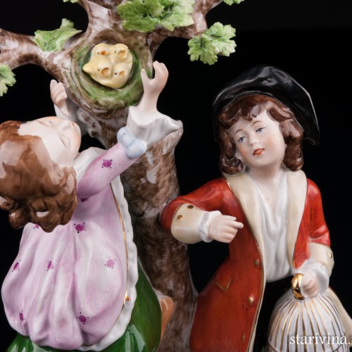 Дети у птичьего гнезда, Scheibe-Alsbach, Германия, вт. пол. 20 в