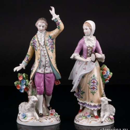 Танцующая пара, Sitzendorf, Германия