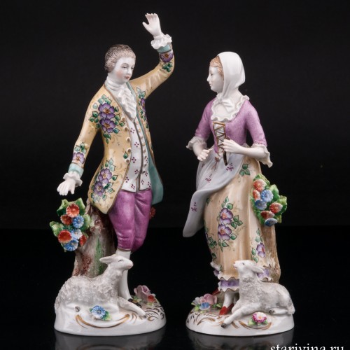 Танцующая пара, Sitzendorf, Германия