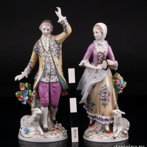 Танцующая пара, Sitzendorf, Германия