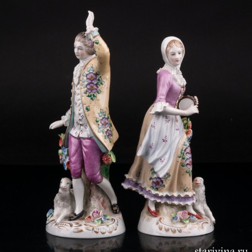 Танцующая пара, Sitzendorf, Германия