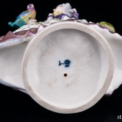 Девушка с попугаем, Karl Ens, Германия, 1940 гг