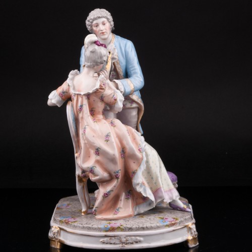 Галантная пара на стульях, Von Schierholz, Германия, пер. пол. 20 в