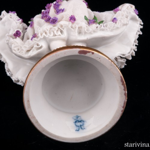 Танцующая девушка, кружевная, Volkstedt, Германия, до 1935 г